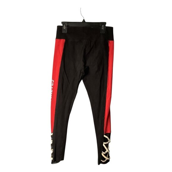 Ohio State Buckeyes Scarlet Girl 18/20 Athletic Leggings Lace Up Ankle Detail - Picture 2 of 9